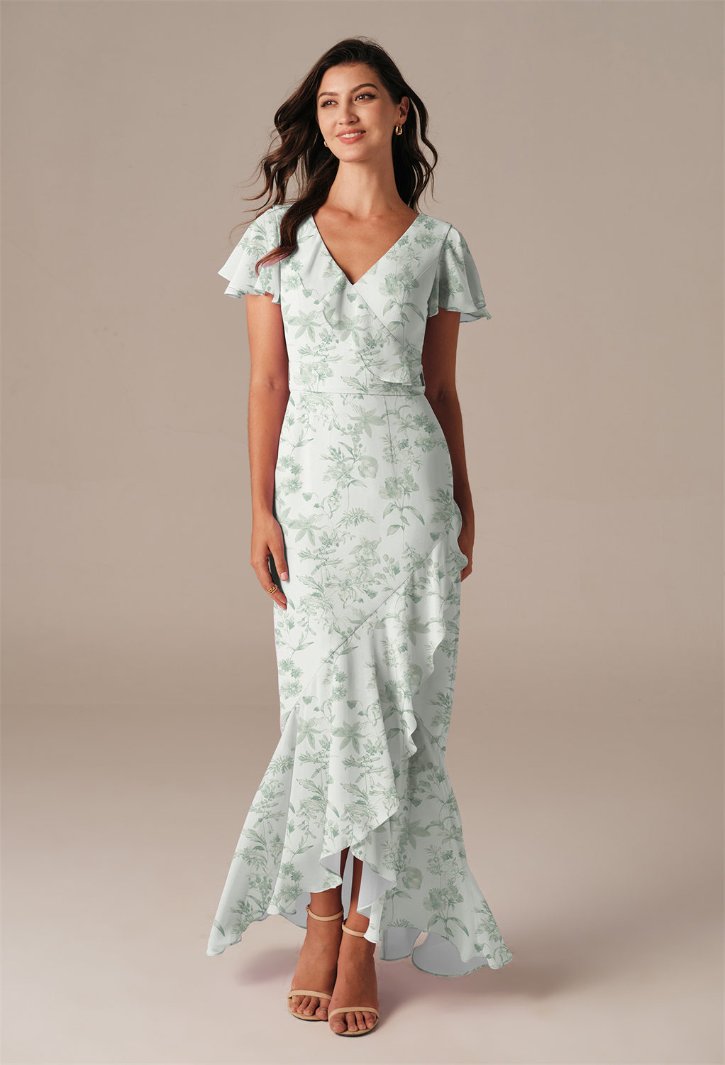 the Celia bridesmaid dress will ensure you look radiant on the big day.The butterfly sleeves are simply pretty