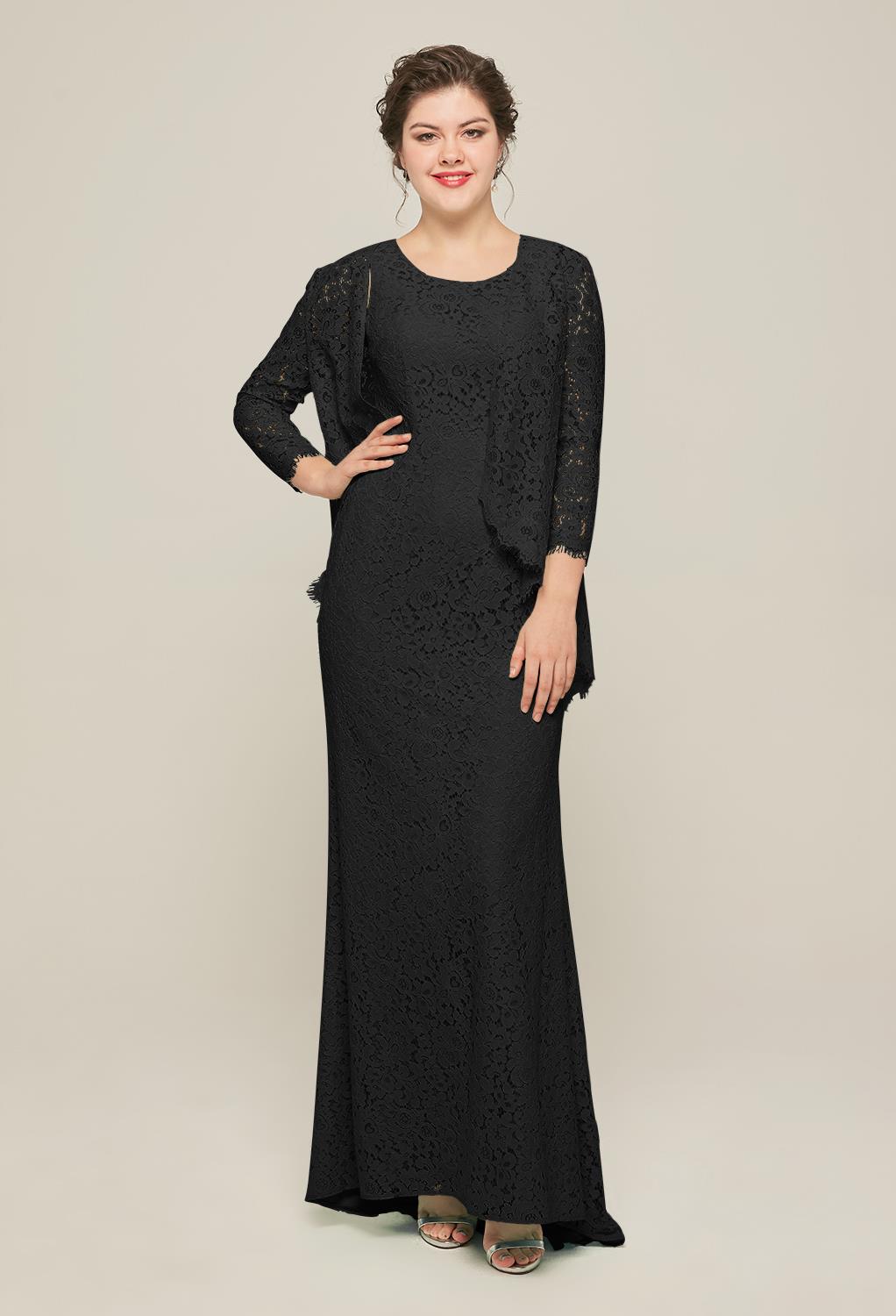 the Colin dress is a great choice for the mother of the bride or for the bride herself looking for something a bit more on the modest side. The layered look will effortlessly take you from wedding to r