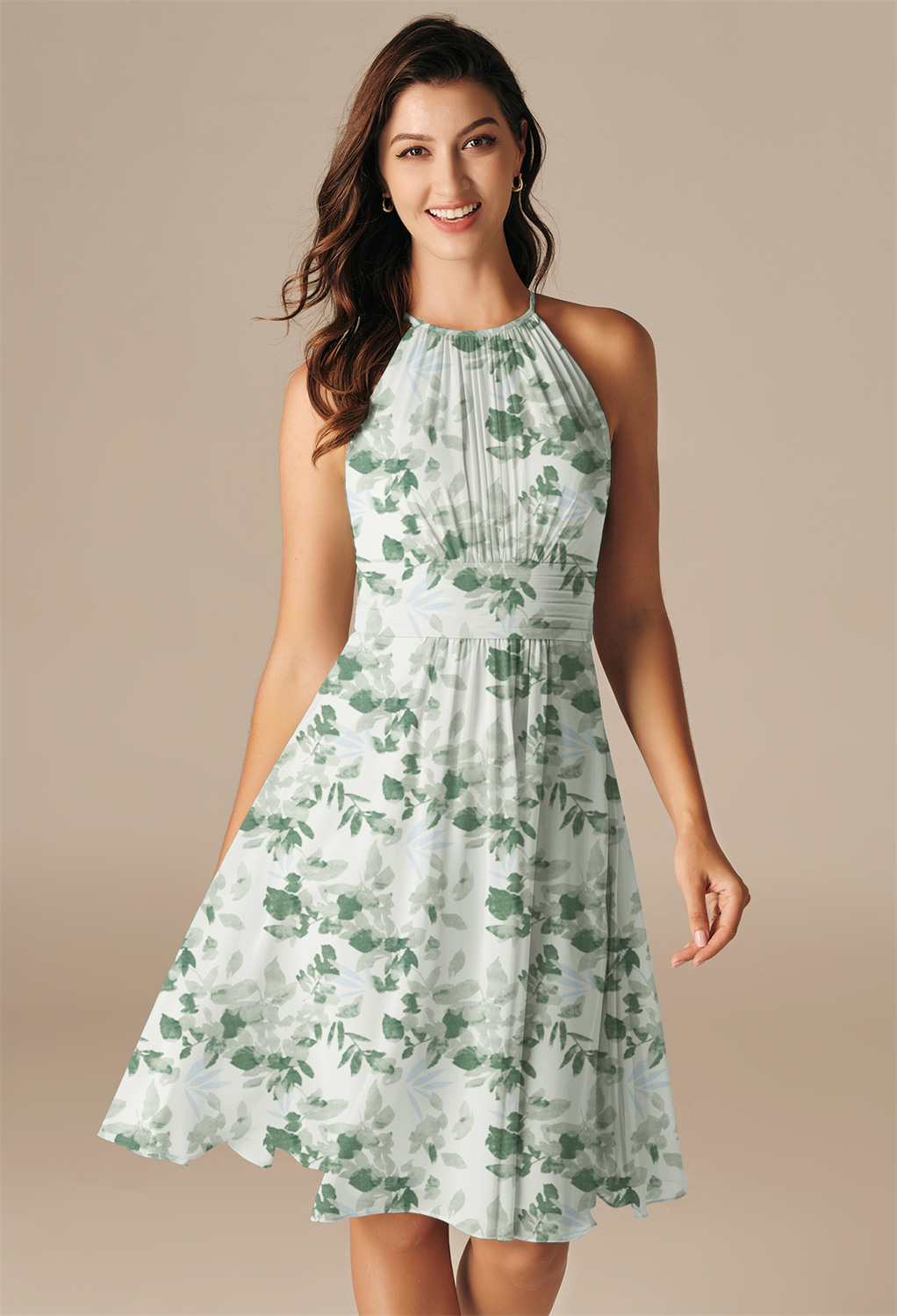 this chiffon dress is the perfect choice for when you want to dance all night after watching the bride and