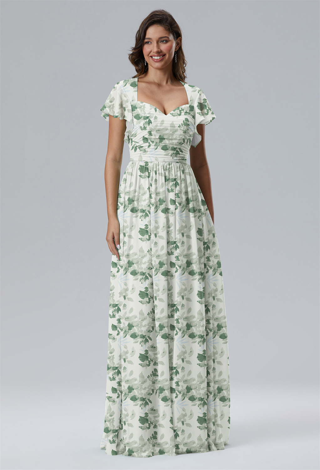creating a look that's as light as air and as timeless as love itself.