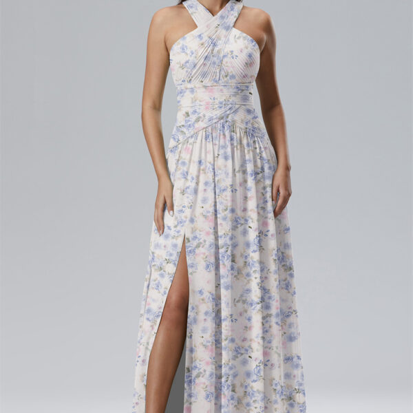 the chiffon Evaporate dress exude a sense of captivating charm. It harmonizes sophistication with subtle allure