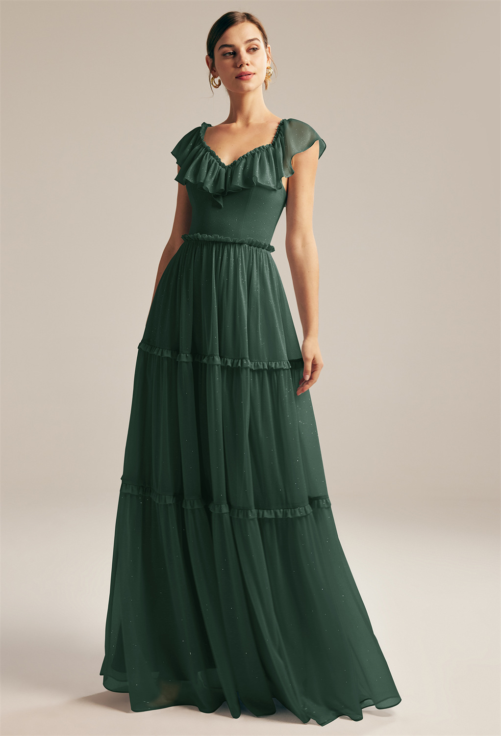vintage-inspired bridesmaid dress with a bit of chic spice. A perfect color blast dress for your girls to rock down the aisle with you on a sunny summer beachside or garden