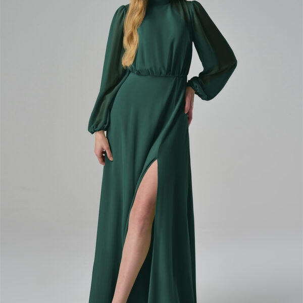 this dress exudes timeless charm. The cinched waist beautifully accentuates your figure