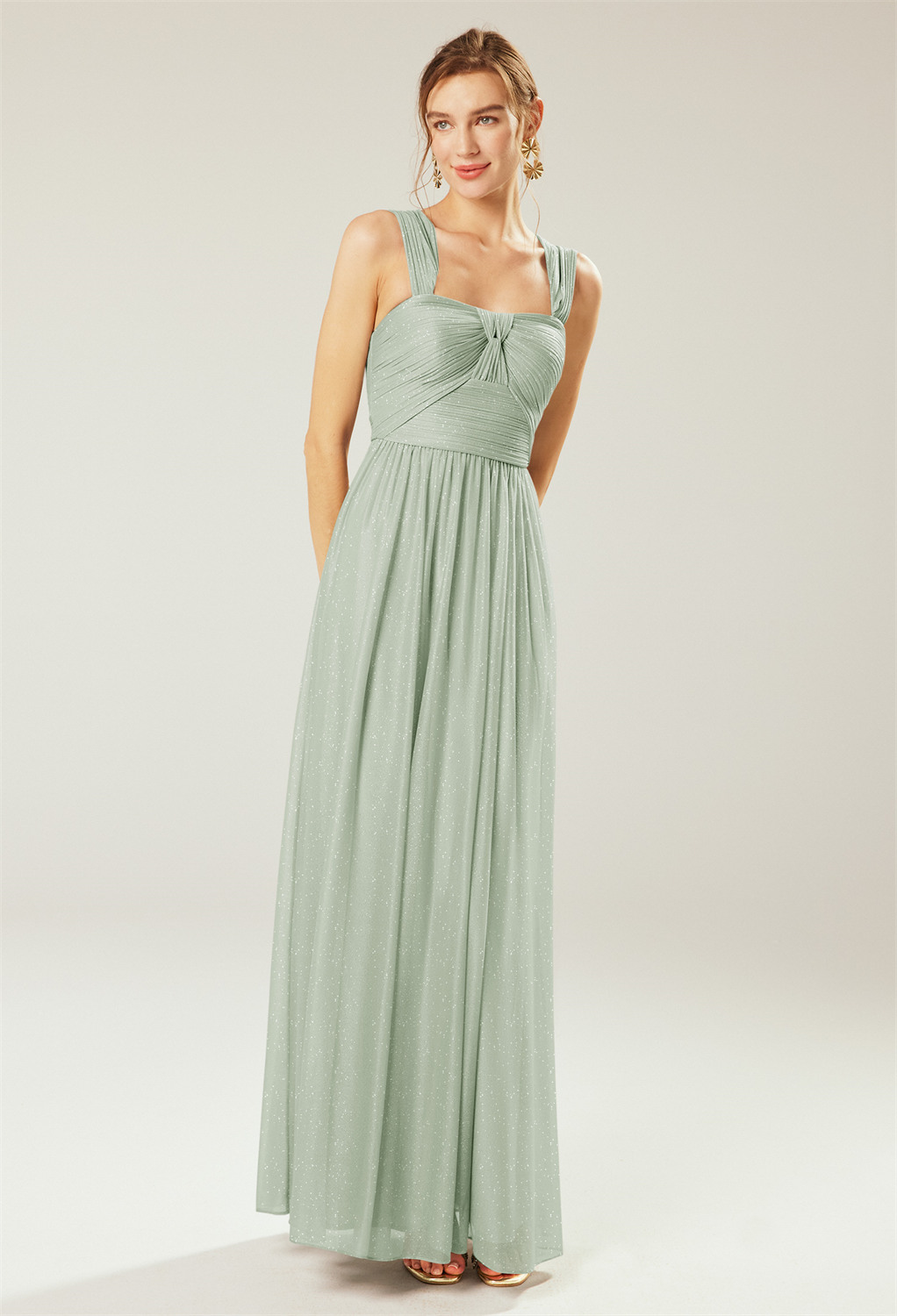 The AW Accretion Dress embraces a contemporary A-line twist. This bridesmaid dress will be the finishing touch to stunning appearance for one who appreciates minimalism and can extract a picture-perfect beauty from simplicity. AW collection designed this