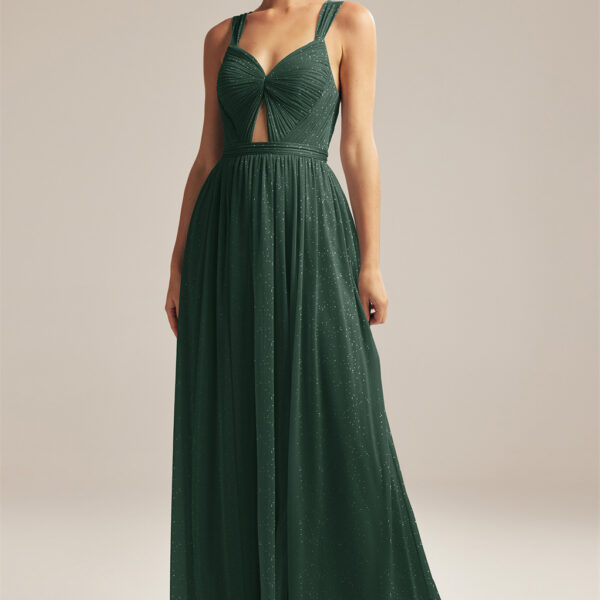 this bridesmaid gown is a big yes to don your girls in and own the show of your event till the very end. Designed with top-quality glitter m