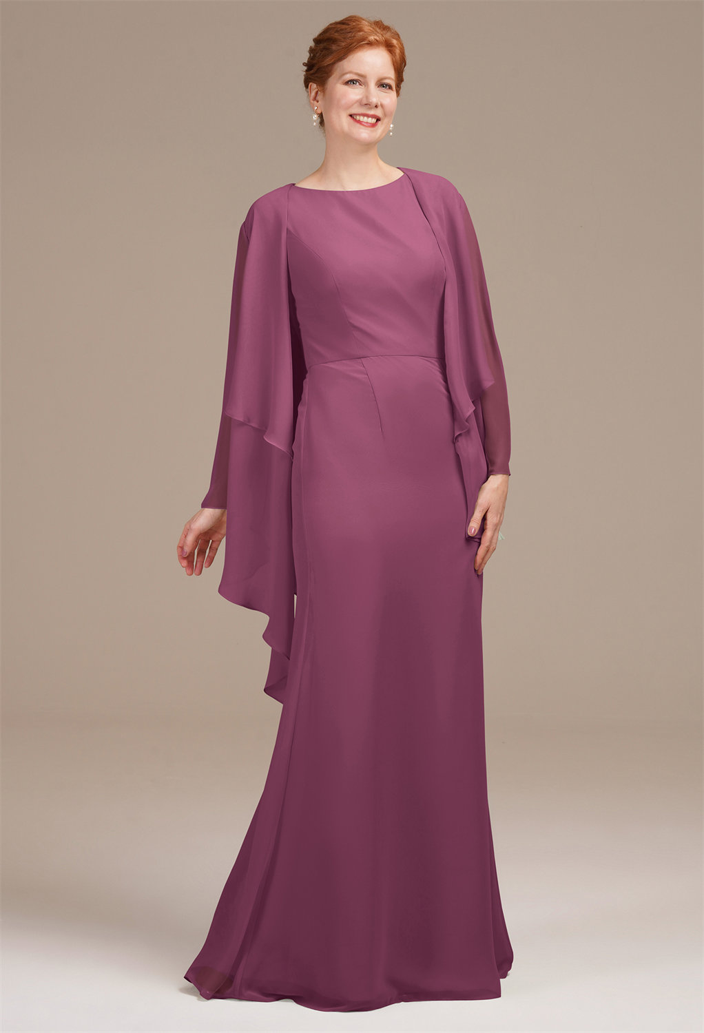 which creates a universally flattering shape that suits every figure. The bateau neckline offers a wide