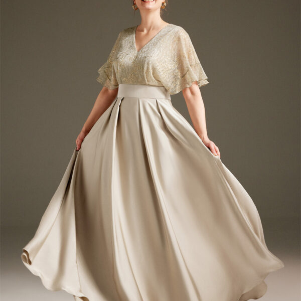 A-line mother of the bride dress