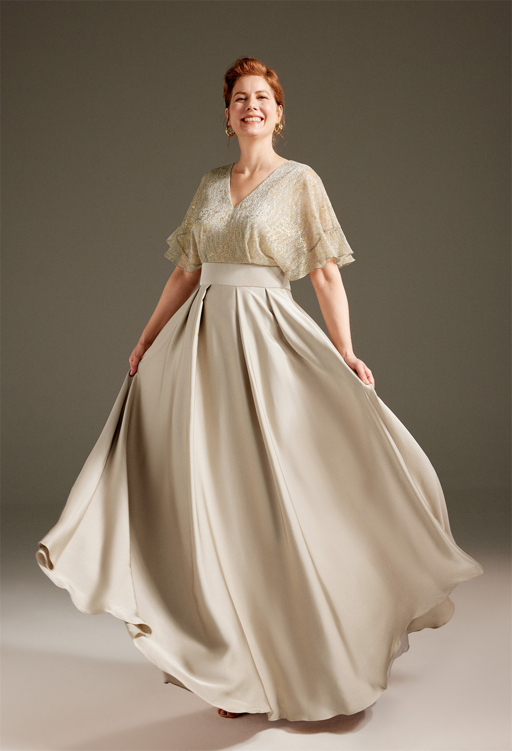 A-line mother of the bride dress