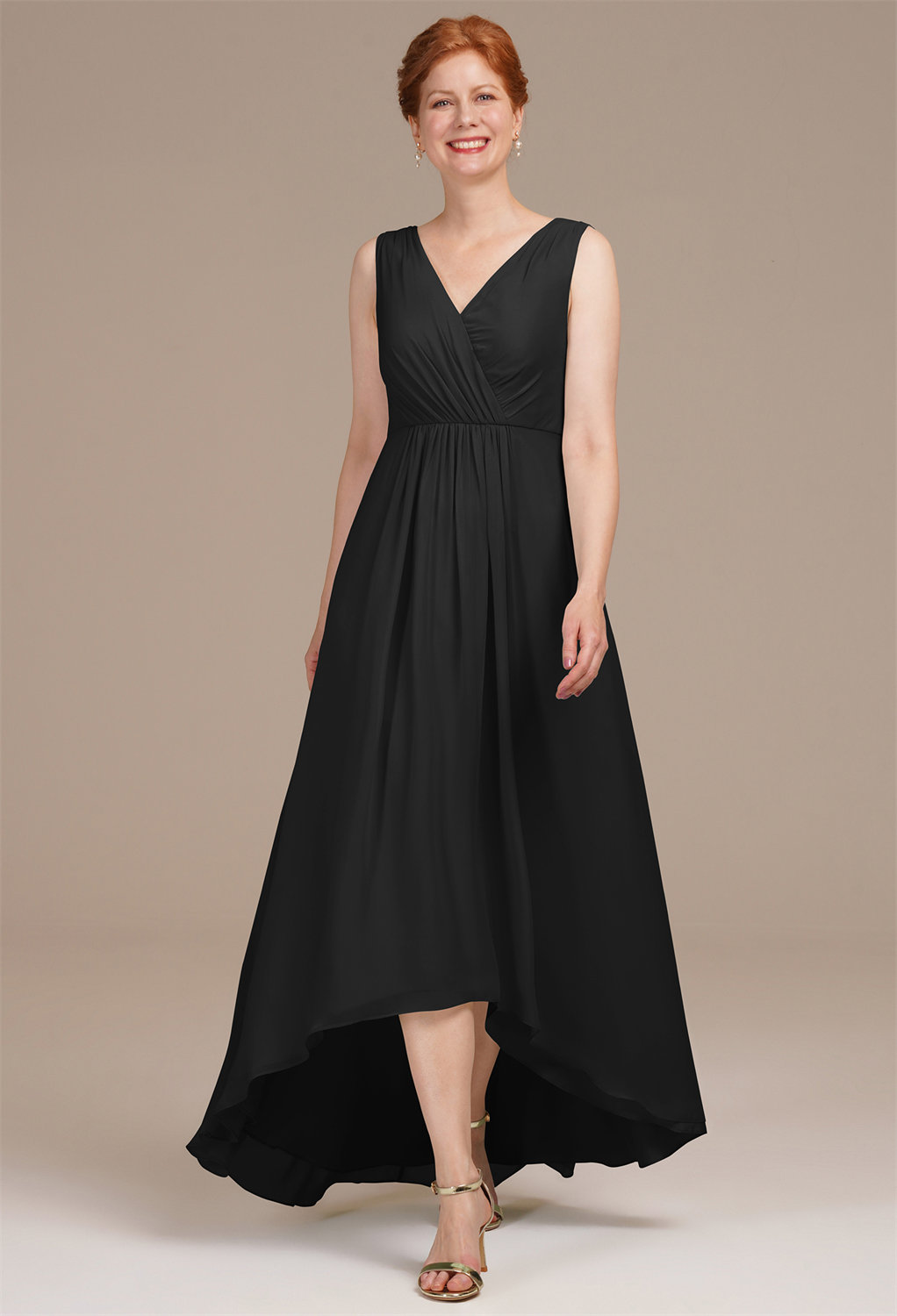 a flattering V-neck