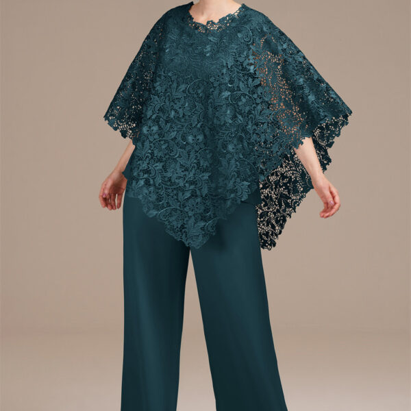 featuring a floor-length A-line silhouette and a graceful scoop neckline. Cap sleeves add a delicate touch
