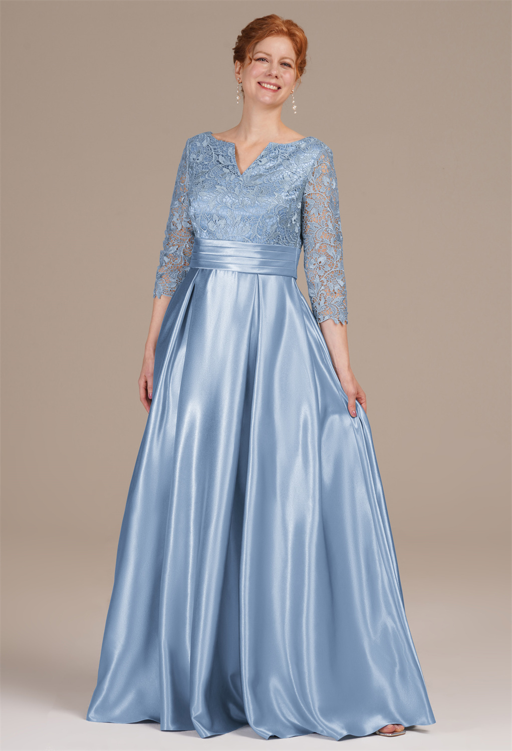 elegant 3/4 sleeves