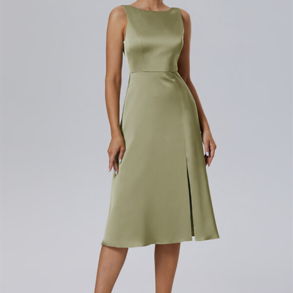 crafted from lustrous Satin Charmeuse