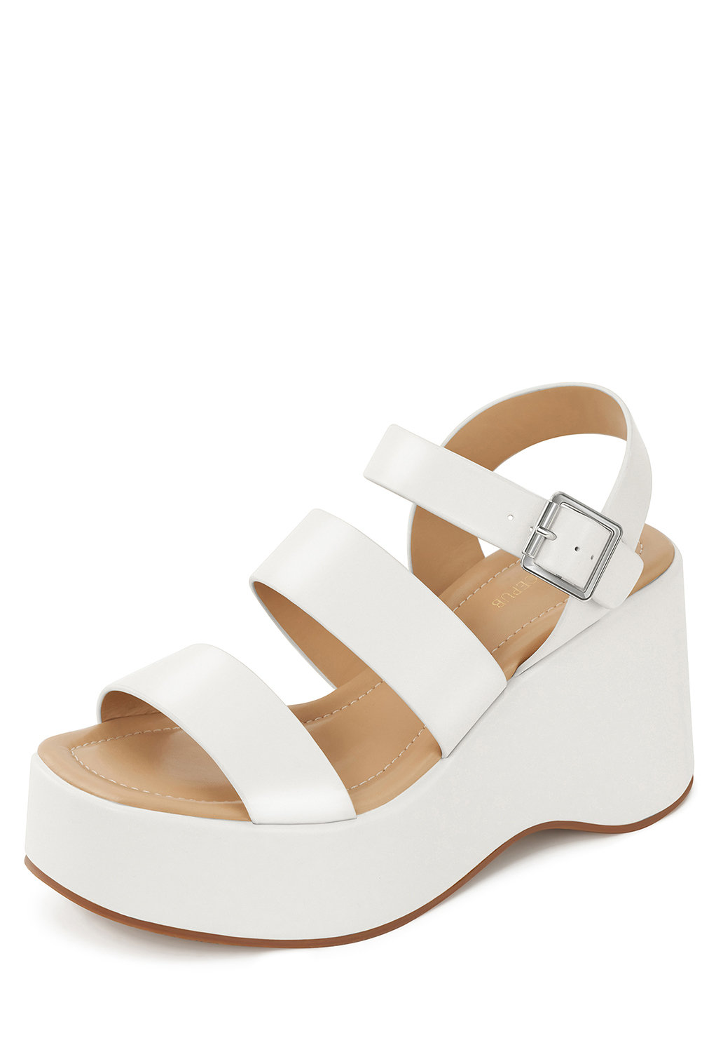 these sandals feature an 8cm heel and a 4cm platform
