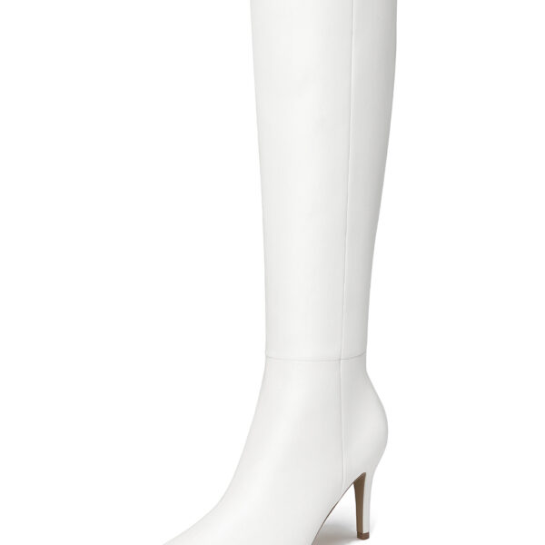 these boots offer both elegance and durability. The 3.14-inch stiletto heel adds sophistication