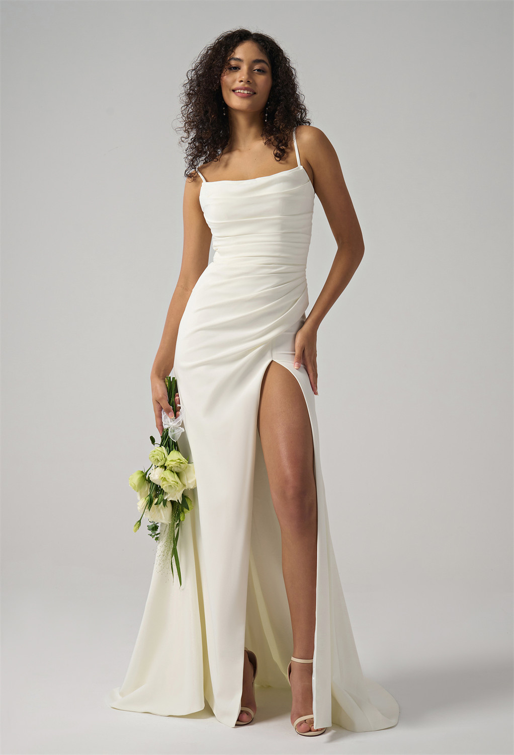 sleeveless spaghetti straps
