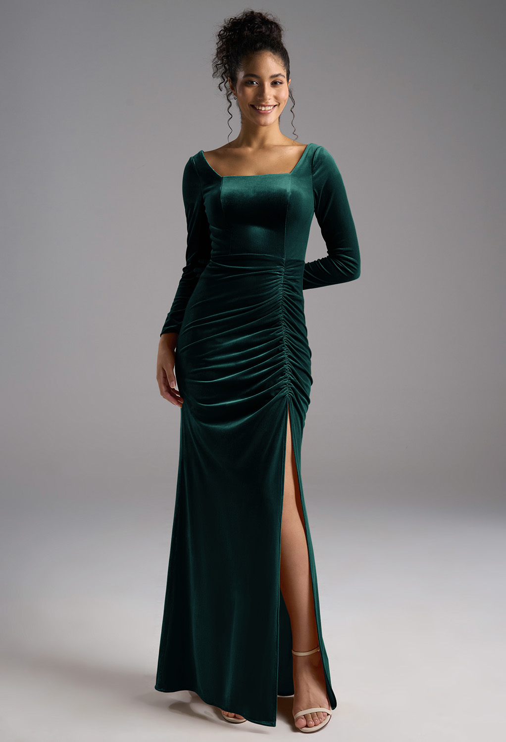 it elegantly highlights your silhouette