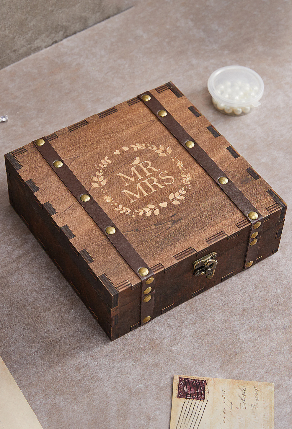 this elegant box is perfect for safeguarding keepsakes and mementos