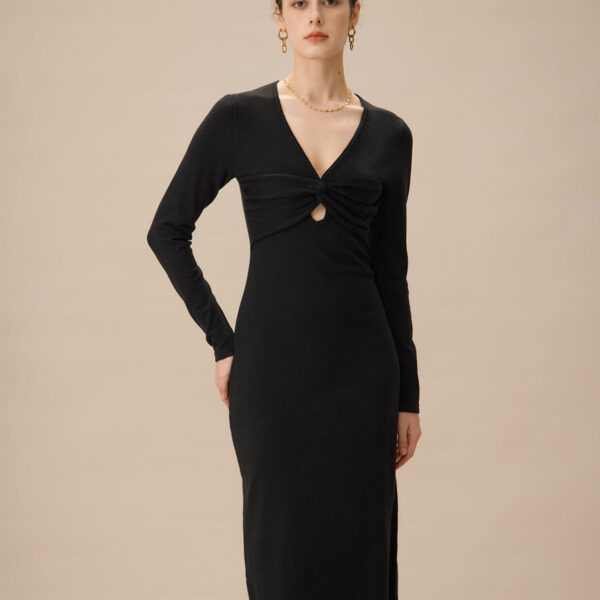 Fabric:This Bodycon Sweater Dress is made of Viscose