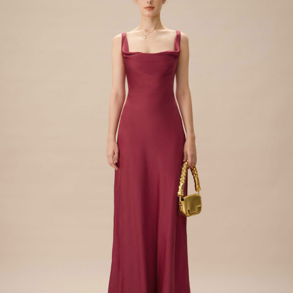 Fabric:This Sleeveless Maxi Dress is made of Polyester. Polyester is an artificial fiber that feels soft