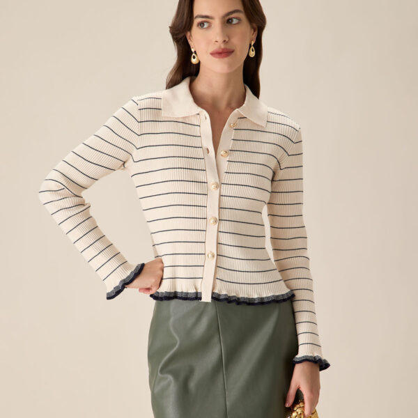 Fabric:This Poet Sleeve Cardigan is made of Viscose