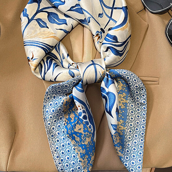 Floral Printed Vintage Shawl&Scarf BEIGE-One_size SkuCY-!115301MaterialSilk Imitation FeatureFloral Printed OccasionCasual