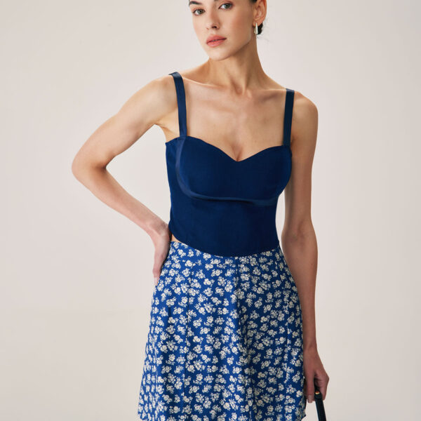 Fabric:This Crop Cami Top is made of Polyester. Polyester is an artificial fiber that feels soft