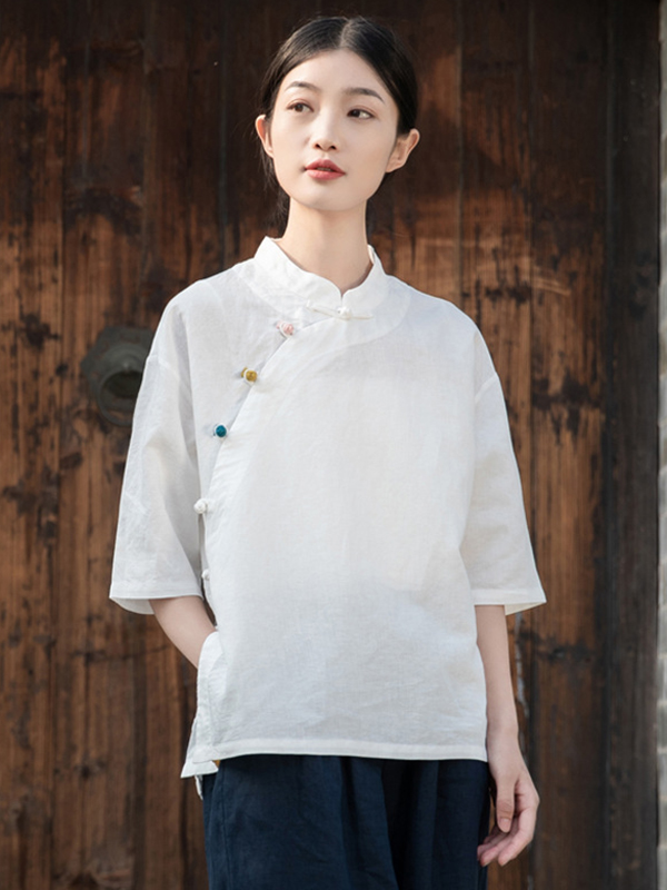 SkuCY-!108380MaterialRamie Cotton StyleLoose