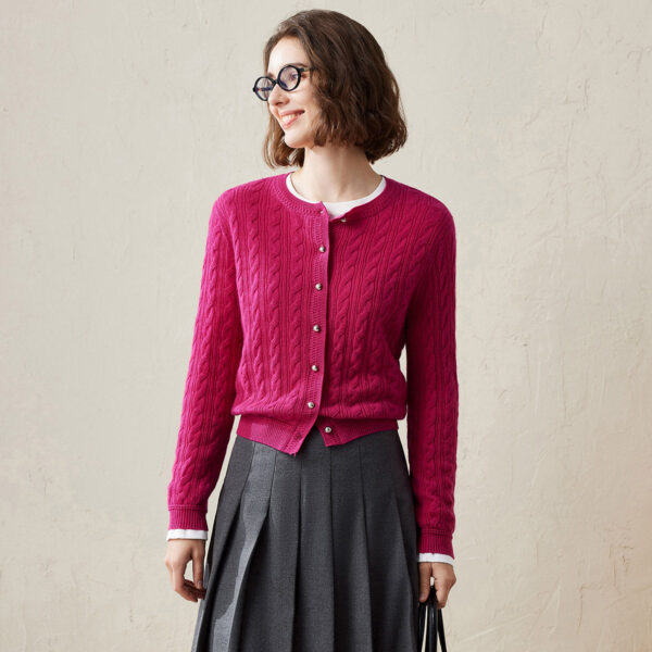 Introducing our Classic Cable Knit Cardigan