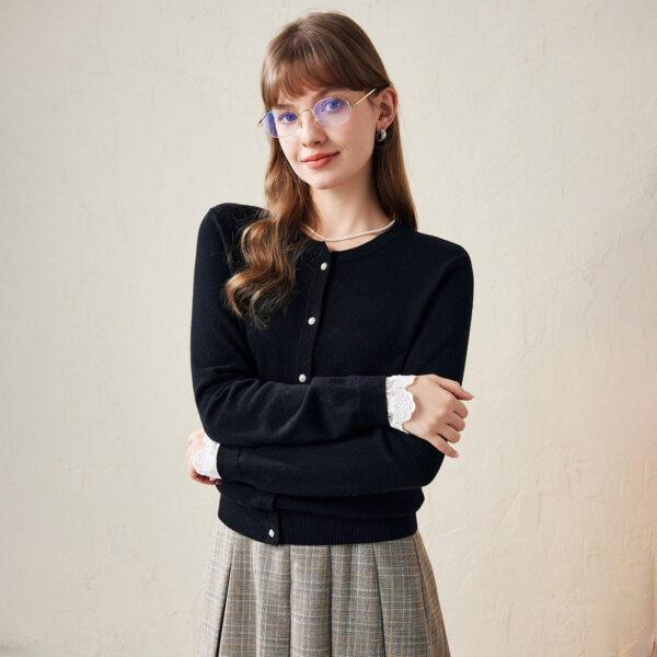 Elevate your wardrobe with our luxurious 100% Wool Cardigan