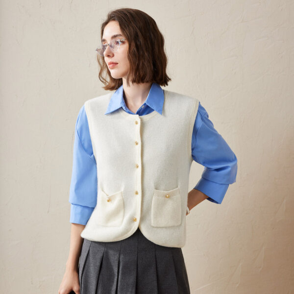 Enhance your wardrobe with our Chic Knit Vest