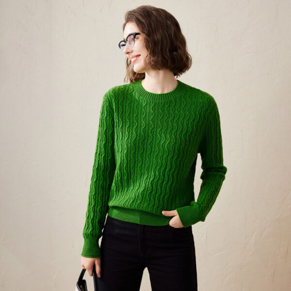 Stay cozy and chic with our Classic Cable Knit Sweater