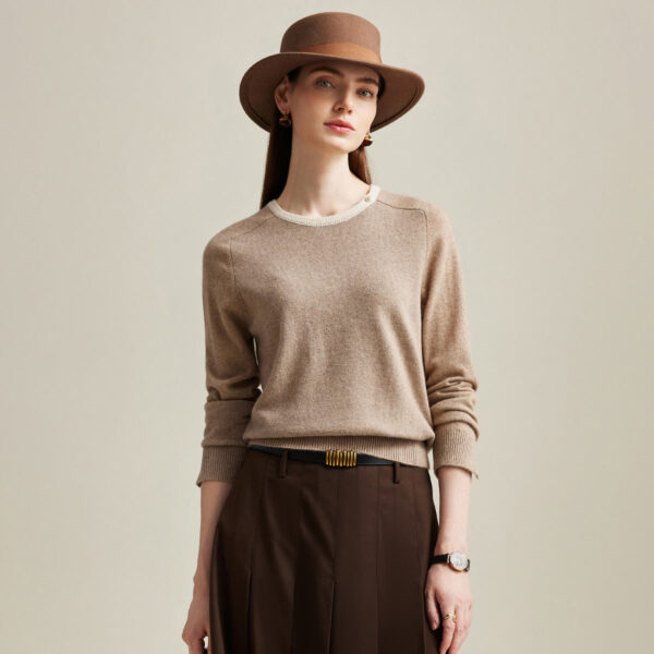 Elevate your wardrobe with this Elegant Button-Accent Cashmere Sweater that blends luxury and comfort effortlessly. Crafted from the finest cashmere