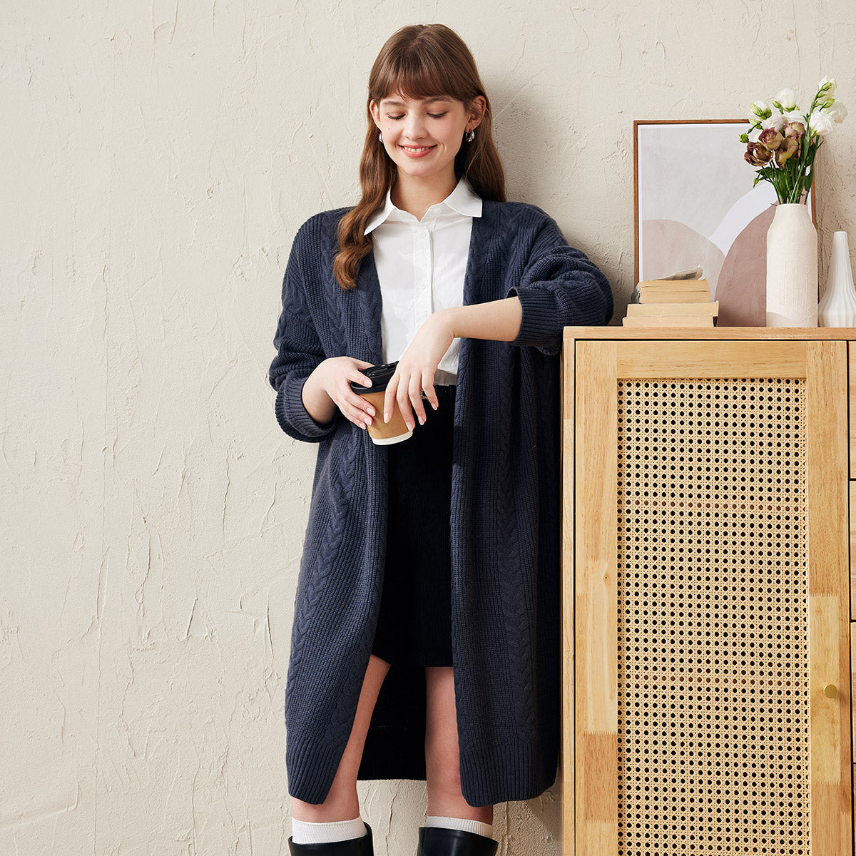 Fabric: 100% Wool Elegant Design: Features a long