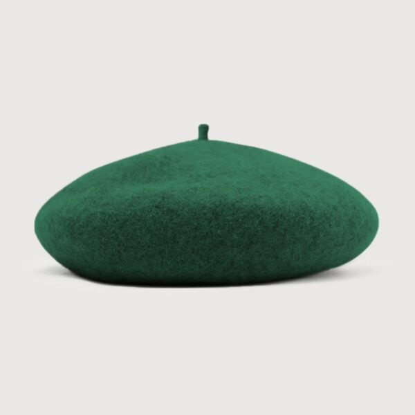 Details: - Measurements: 20.5'' in circumference - Solid color - Beret style - Fitted brim - Woolen fabric Fabric: This beret is made of Wool