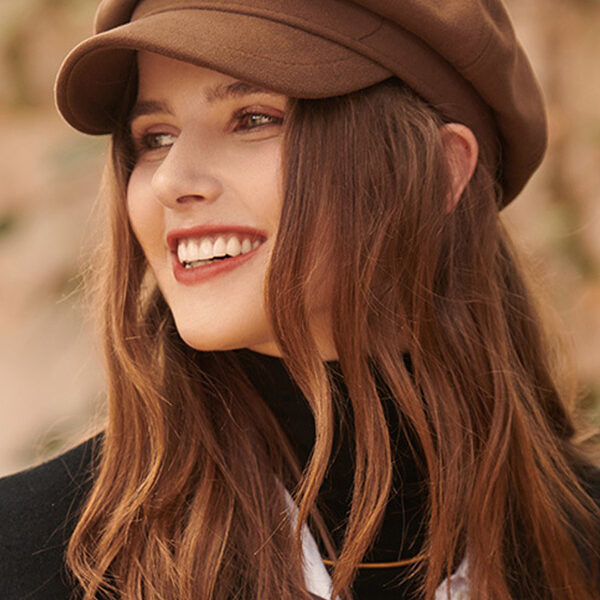 Simple 4 Colors Beret Hat COFFEE-FREE SIZE SkuCY-!96254MaterialWoolen FeatureKeep Warm