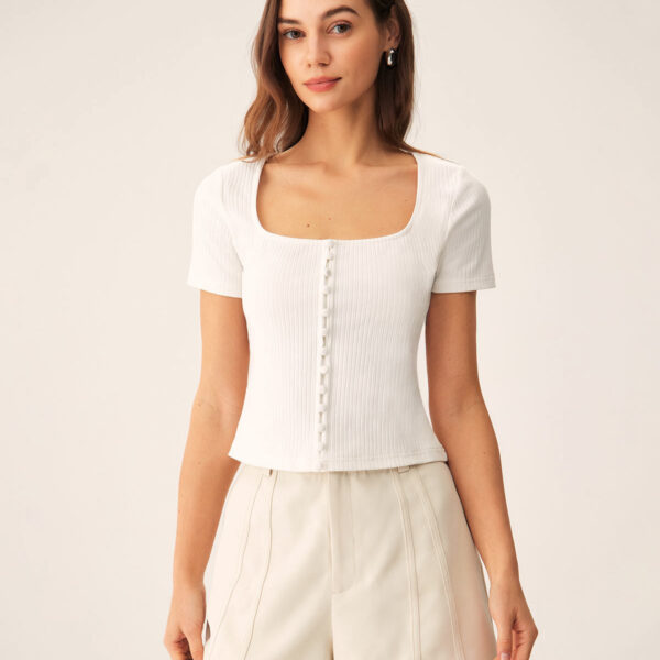 Occasion: Daily Fabric Stretch: Medium Stretch Embellishment: Ribbed