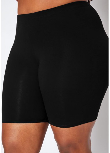Plus Size High Waisted Swim Shorts