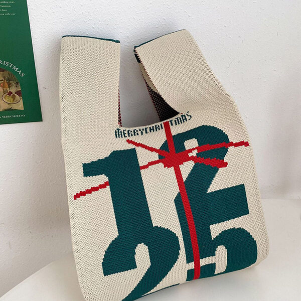 Festival Christmas Contrast Color Bags Accessories CREAM-One_size SkuCY-!114141MaterialAcrylic