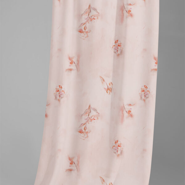 AW Chiffon Fabric for Fashion Dress Sweet Pink Blooms