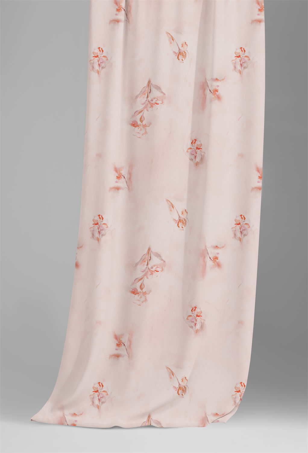 AW Chiffon Fabric for Fashion Dress Sweet Pink Blooms