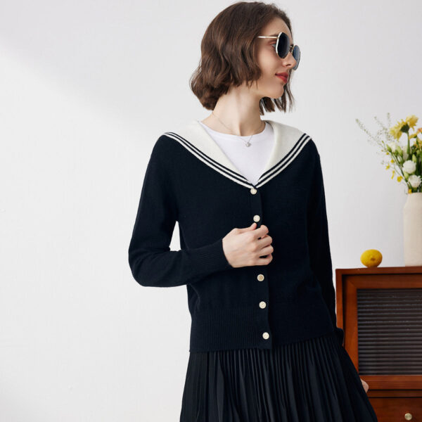 Introducing our Classic Sailor Collar Cardigan