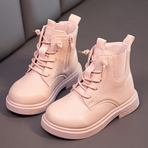 Girls Lace Up Martin Boots