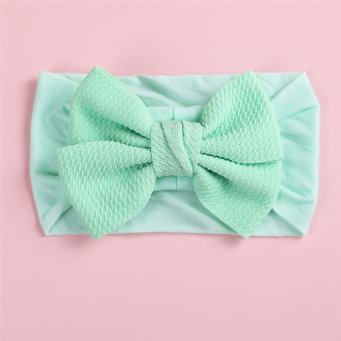 Fabric Bump Bow Newborn Headband