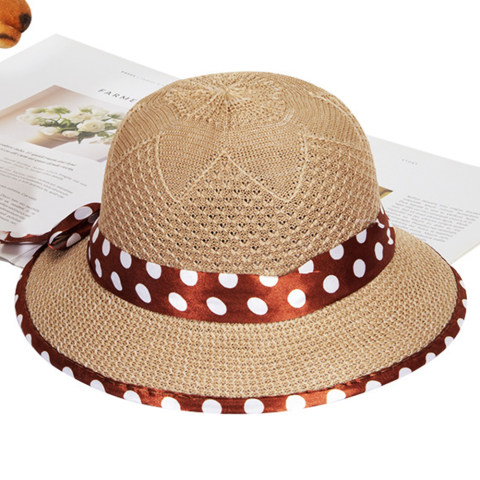 Girl Fashion Polka Dot Sun Hat