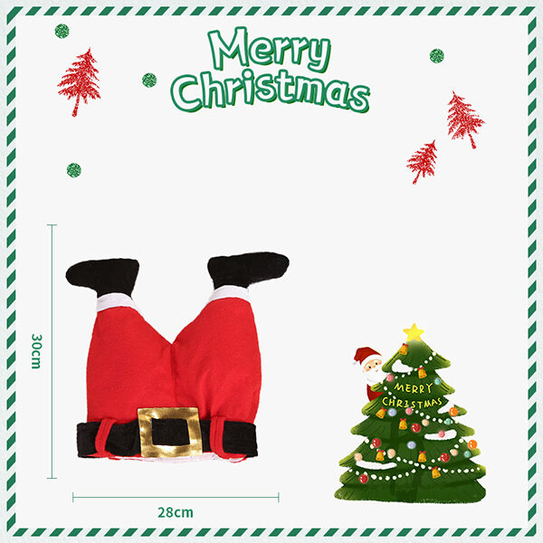 Funny Elf Santa Hat Christmas Hat Party Decoration 2-FREE SIZE SkuCY-!94674MaterialIron