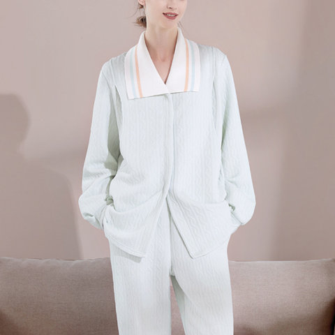 Maternity Breastfeeding Postpartum Nursing Pajamas Set