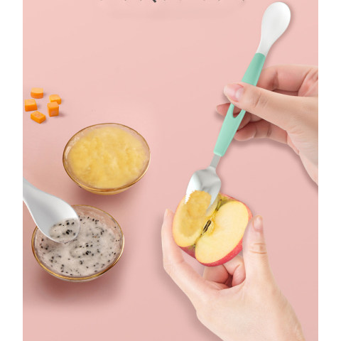 Baby Silicone Tableware Spoon