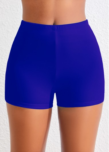 ROTITA Blue Mid Waisted Swimwear Shorts