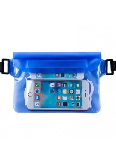 Royal Blue Transparent One Size Phone Case