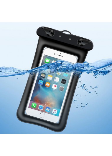 Plastic Design One Size Black Phone Case